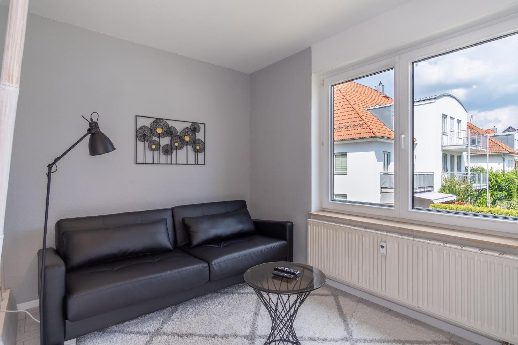 Arbeitsplatz, Balkon, Tiefgarage Naehe Neue Messe Apartment Лайпциг Екстериор снимка